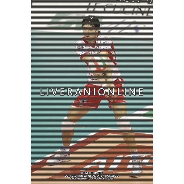 TREVISO 30/11/2008 CAMPIONATO ITALIANO PALLAVOLO SERIE A1TIM 2008/2009 LUBE BANCA MARCHE MACERATA-SISLEY TREVISO NELLA FOTO:SARACENI GIANLUCA FOTO PAOLA GARBUIO/AG.ALDO LIVERANI
