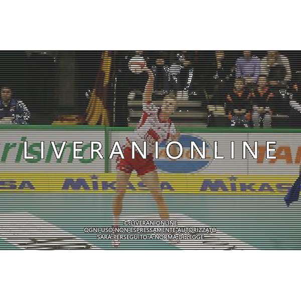 TREVISO 30/11/2008 CAMPIONATO ITALIANO PALLAVOLO SERIE A1TIM 2008/2009 LUBE BANCA MARCHE MACERATA-SISLEY TREVISO NELLA FOTO:JAN WILLEM SNIPPE FOTO PAOLA GARBUIO/AG.ALDO LIVERANI