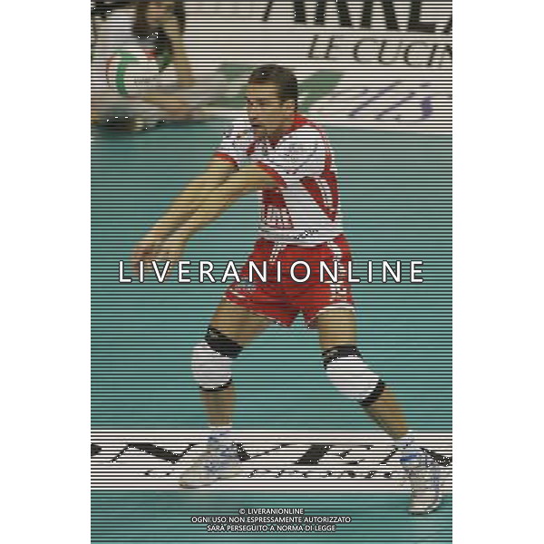 TREVISO 30/11/2008 CAMPIONATO ITALIANO PALLAVOLO SERIE A1TIM 2008/2009 LUBE BANCA MARCHE MACERATA-SISLEY TREVISO NELLA FOTO:sebastian swiderski FOTO PAOLA GARBUIO/AG.ALDO LIVERANI