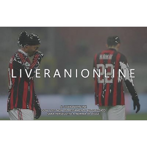 Milan - Lazio Coppa Italia Tim Cup 03/12/2008 nella foto ronaldinho e kaka ph luzzani/Ag. Aldo Liverani Sas