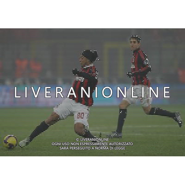 Milano 03-12-2008 coppa italia TIM CUP 2008/09 milan-lazio 1:2 nella foto ronaldinho e kaka ph marco luzzani/ag aldo liverani s.a.s.