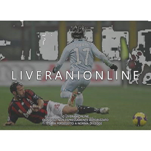 Milano 03-12-2008 coppa italia TIM CUP 2008/09 milan-lazio 1:2 nella foto pasquale foggia e giuseppe favalli ph marco luzzani/ag aldo liverani s.a.s.