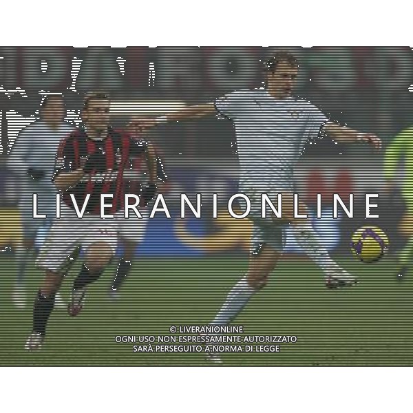 Milano 03-12-2008 coppa italia TIM CUP 2008/09 milan-lazio 1:2 nella foto david rozehnal e andriy shevchenko ph marco luzzani/ag aldo liverani s.a.s.