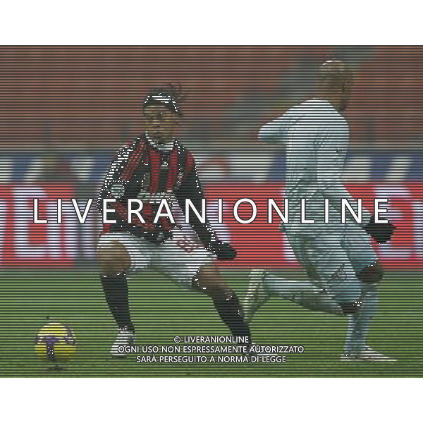 Milano 03-12-2008 coppa italia TIM CUP 2008/09 milan-lazio 1:2 nella foto ronaldinho e ousmane dabo ph marco luzzani/ag aldo liverani s.a.s.