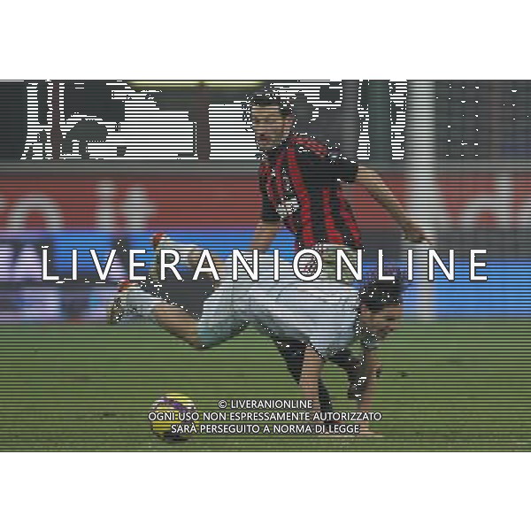 Milano 03-12-2008 coppa italia TIM CUP 2008/09 milan-lazio 1:2 nella foto pasquale foggia e gianluca zambrotta ph marco luzzani/ag aldo liverani s.a.s.