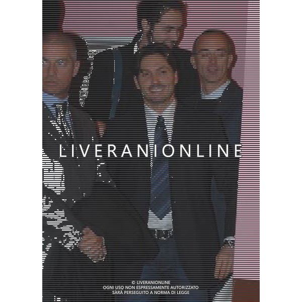 MILANO 4/12/2008 CIRCOLO ARCI VIA BELLEZZA, 16/A PRESENTAZIONE DEL NUOVO PROGRAMMA TELEVISIVO DI PIERO CHIAMBRETTI CHE ANDRA\' IN ONDA SU ITALIA1: -CHIAMBRETTI NIGHT- NELLA FOTO PIER SILVIO BERLUSCONI FOTO ROMANO/AG ALDO LIVERANI