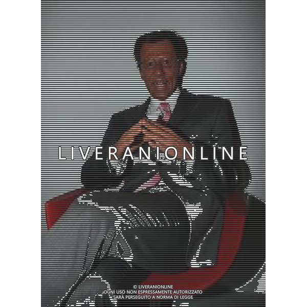 TRASMISSIONE \' GLOB - L\'OSCENO DEL VILLAGGIO\' NELLA FOTO: UBALDO PANTANI nelle vesti di Gianfranco Fini FOTO ANTONIO SORANO - AG. ALDO LIVERANI SAS