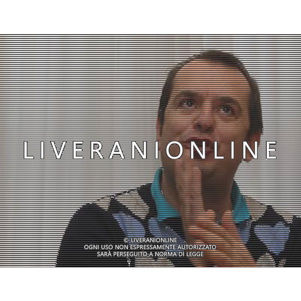 MILANO 9 DICEMBRE 2008 CONFERENZA STAMPA PRESENTAZIONE DELLO SPETTACOLO TEATRALE \' FIESTA\'. NELLA FOTO: FABIO CANINO PH FRANCESCO BONFANTI-AG ALDO LIVERANI