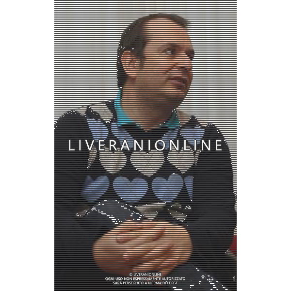 MILANO 9 DICEMBRE 2008 CONFERENZA STAMPA PRESENTAZIONE DELLO SPETTACOLO TEATRALE \' FIESTA\'. NELLA FOTO: FABIO CANINO PH FRANCESCO BONFANTI-AG ALDO LIVERANI