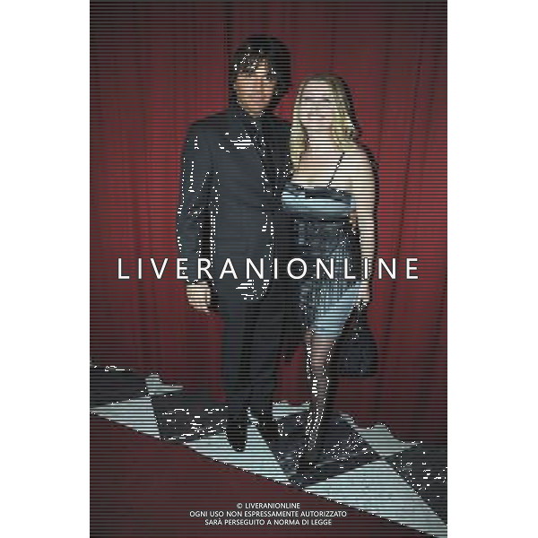 PRIMA TEATRALE DELLO SPETTACOLO: \' SEX AND ITALY\' AL BAGAGLINO NELLA FOTO: ANGELA MELILLO CON IL MARITO EZIO © MASSIMO BRUNI - AG. ALDO LIVERANI SAS