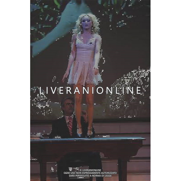 PRIMA TEATRALE DELLO SPETTACOLO: \' SEX AND ITALY\' AL BAGAGLINO NELLA FOTO: JUSTINE MATTERA © MASSIMO BRUNI - AG. ALDO LIVERANI SAS