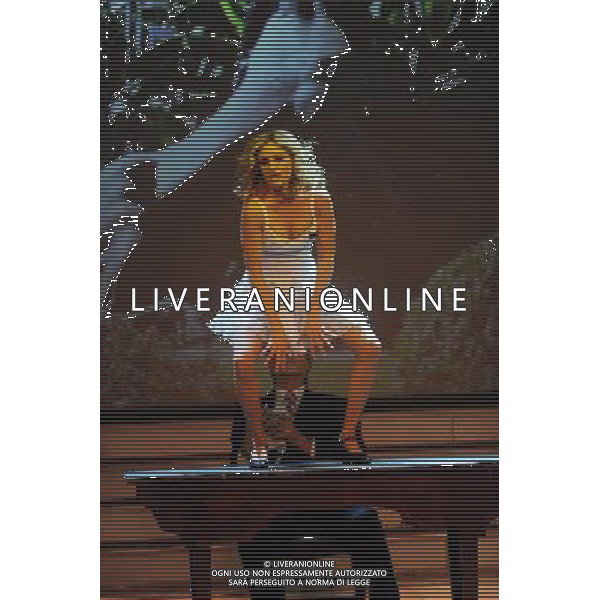 PRIMA TEATRALE DELLO SPETTACOLO: \' SEX AND ITALY\' AL BAGAGLINO NELLA FOTO: JUSTINE MATTERA © MASSIMO BRUNI - AG. ALDO LIVERANI SAS