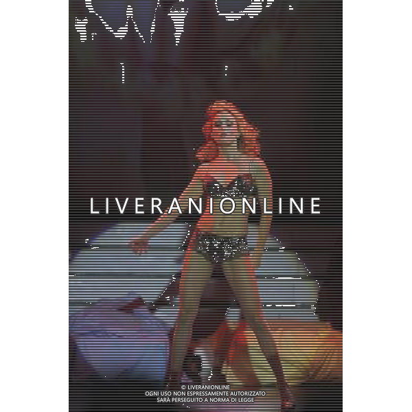 PRIMA TEATRALE DELLO SPETTACOLO: \' SEX AND ITALY\' AL BAGAGLINO NELLA FOTO: JUSTINE MATTERA © MASSIMO BRUNI - AG. ALDO LIVERANI SAS