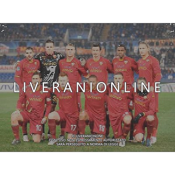 Roma Vs Bordeaux - 09/12/2008 - Stadio Olimpico - Uefa Champions League 2008/2009 - Gruppo A - nella foto: la formazione della Roma ph. Corradetti / ag. Aldo Liverani Sas