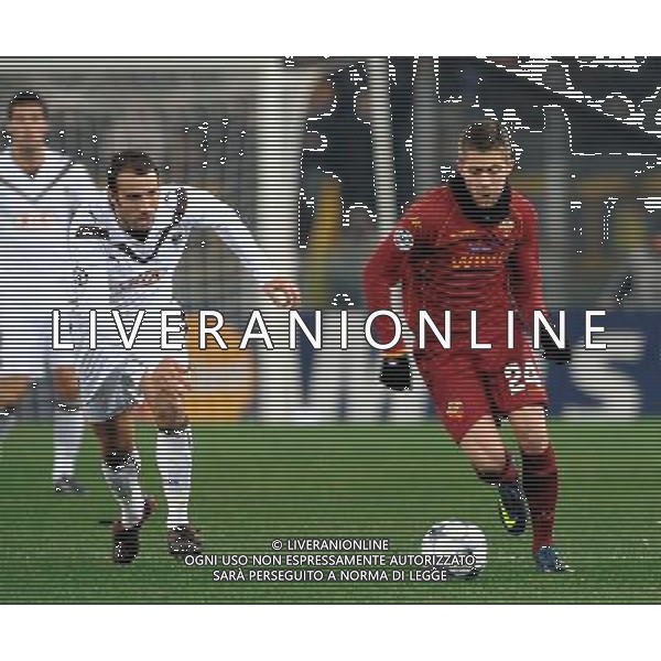 Roma Vs Bordeaux 09/12/2008 - Stadio Olimpico - Uefa Champions League 2008/2009 - Gruppo A - nella foto: Jeremy MENEZ e Marc PLANUS ph. Corradetti / ag. Aldo Liverani Sas