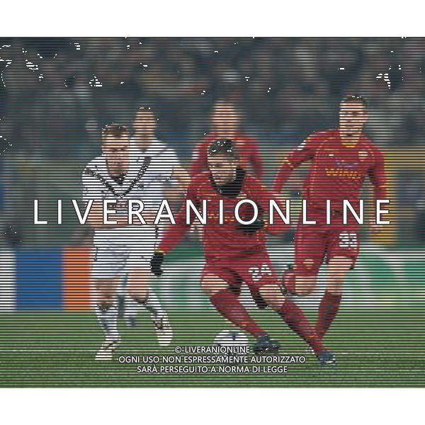 Roma Vs Bordeaux 09/12/2008 - Stadio Olimpico - Uefa Champions League 2008/2009 - Gruppo A - nella foto: Jeremy MENEZ e Matthieu CHALME ph. Corradetti / ag. Aldo Liverani Sas