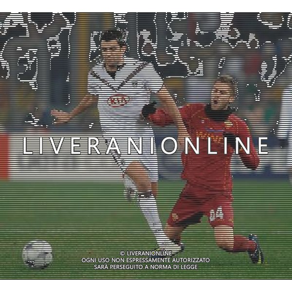 Roma Vs Bordeaux 09/12/2008 - Stadio Olimpico - Uefa Champions League 2008/2009 - Gruppo A - nella foto: Fernando e Jeremy MENEZ ph. Corradetti / ag. Aldo Liverani Sas
