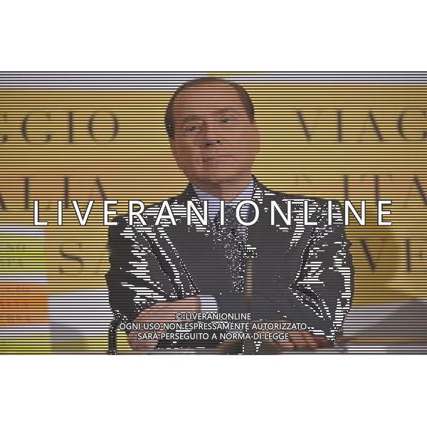 ROMA, 10 DICEMBRE 2008 PRESENTAZIONE LIBRO DI B. VESPA: VIAGGIO IN UNA ITALIA DIVERSA NELLA FOTO: SILVIO BERLUSCONI AGENZIA ALDO LIVERANI SAS