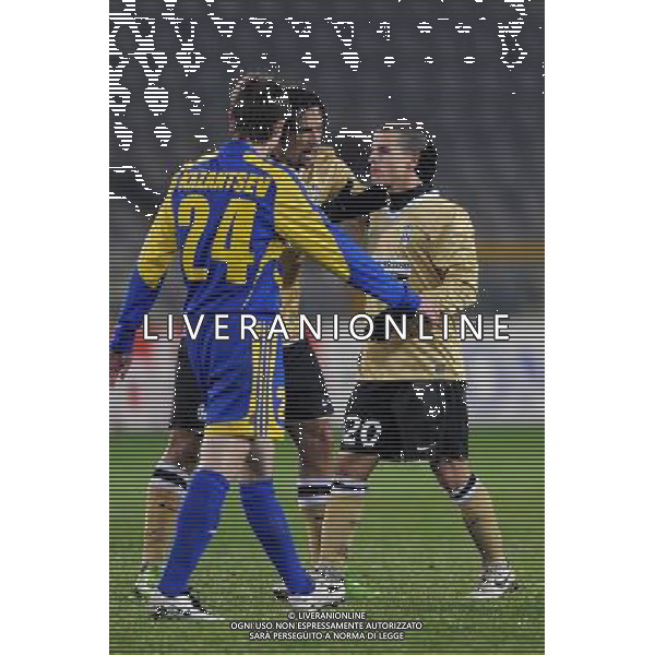10-12-2008 Torino Sport-Calcio Juventus Bate Borisov Champions League 2008/2009 Nella foto: Amauri consola giovinco dopo l\'errore dal dischetto ag aldo liverani 