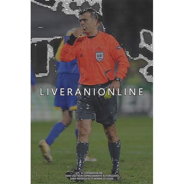  10-12-2008 Torino Sport-Calcio Juventus Bate Borisov Champions League 2008/2009 Nella foto: L\'arbitro Costas Kapitanis ph.viganti/ag ALDO LIVERANI SAS