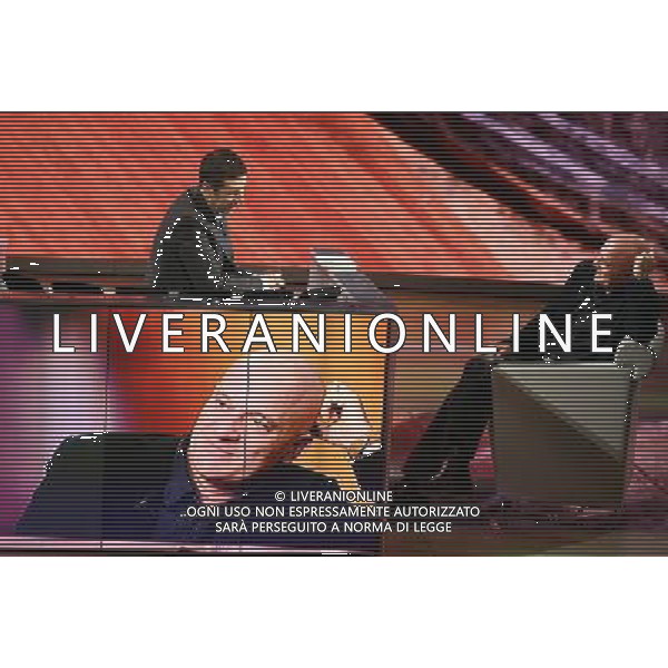 TRASMISSIONE: \' CHE TEMPO CHE FA\' NELLA FOTO: FABIO FAZIO - CLAUDIO BISIO FOTO ANTONIO SORANO - AG. ALDO LIVERANI SAS