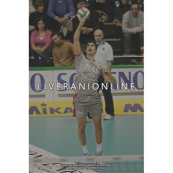 TREVISO 14/12/2008 CAMPIONATO ITALIANO PALLAVOLO SERIE A SISLEY TREVISO-ITAS DIATEC TRENTINO NELLA FOTO:EMANUELE BIRARELLI FOTO PAOLA GARBUIO/AG.ALDO LIVERANI