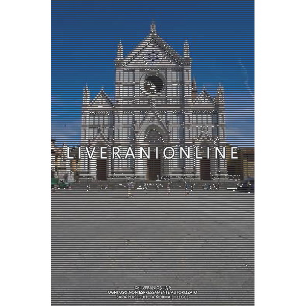 FIRENZE NELLA FOTO FIRENZE BASILICA SANTA CROCE AG ALDO LIVERANI
