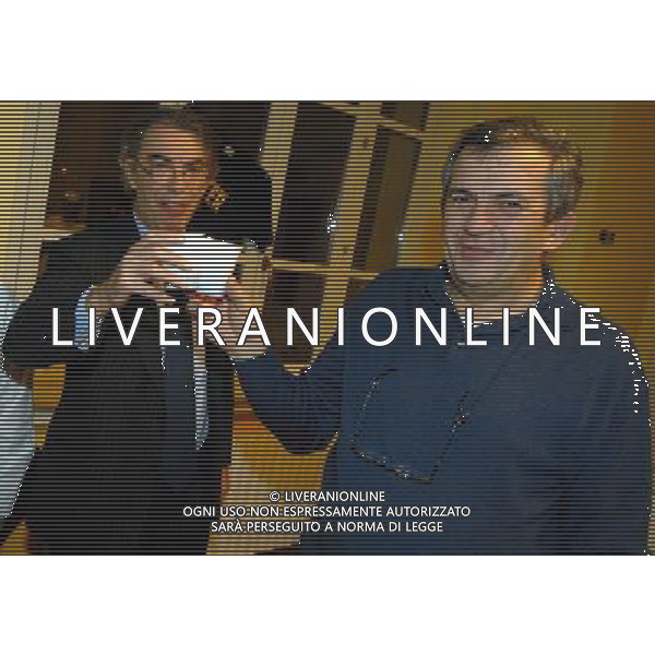 MILANO 16/12/2008 CASA DELL\' ACCOGLIENZA VIA BRAMBILLA, 10 IL PRESIDENTE DEL\' INTER MASSIMO MORATTI IN VISITA ALLA CASA DELL\' ACCOGLIENZA DI DON VIRGILIO COLMEGNA NELLA FOTO MASSIMO MORATTI E DON VIRGILIO COLMEGNA FOTO ROMANO/TAZZI/AG ALDO LIVERANI