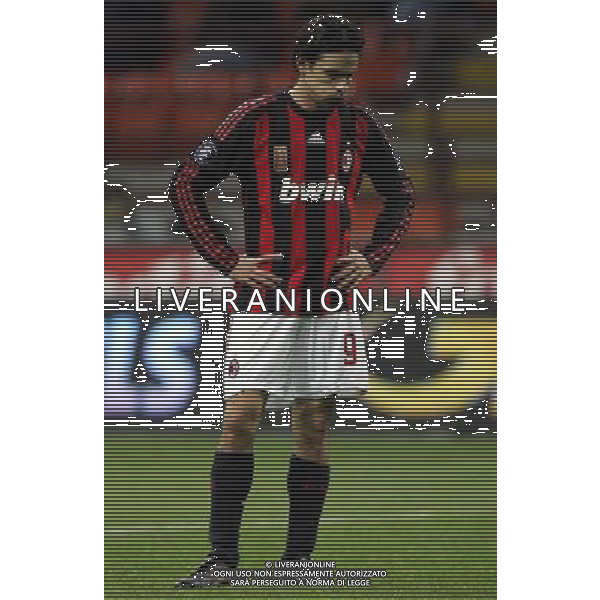 Milan - Wolfsburg Coppa Uefa 17/12/2008 nella foto filippo inzaghi a fine gara ph luzzani/Ag. Aldo Liverani Sas