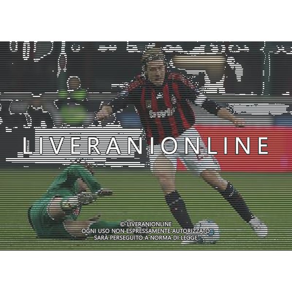 Milano 17-12-2008 coppa UEFA 2008/09 milan-wolfsburg 2:2 nella foto massimo ambrosini e misimovic ph marco luzzani/ag aldo liverani s.a.s.