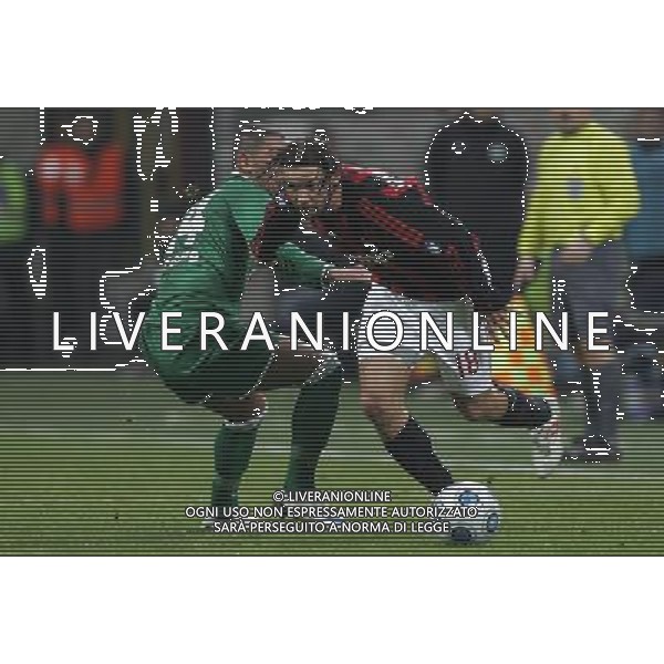 Milano 17-12-2008 coppa UEFA 2008/09 milan-wolfsburg 2:2 nella foto marek jankulovski e dejagah ph marco luzzani/ag aldo liverani s.a.s.