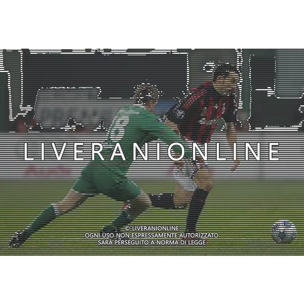 Milano 17-12-2008 coppa UEFA 2008/09 milan-wolfsburg 2:2 nella foto gianluca zambrotta e krzynowek ph marco luzzani/ag aldo liverani s.a.s.