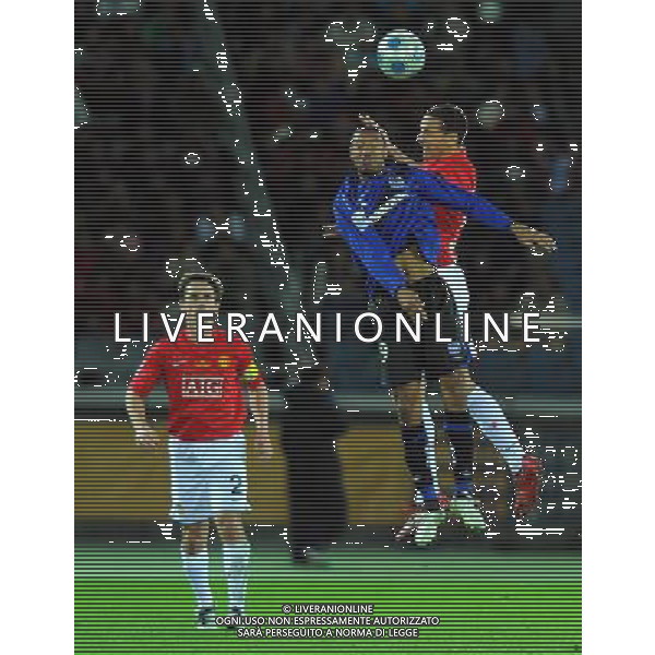FIFA Club World Cup Japan 2008 Semifinale Yokohama - 18.12.2008 Gamba Osaka(JPN)-Manchester United(ENG) Nella Foto:LUCAS-FERDINAND RIO /Ph.Vitez-Ag. Aldo Liverani