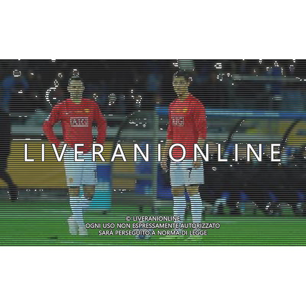 FIFA Club World Cup Japan 2008 Semifinale Yokohama - 18.12.2008 Gamba Osaka(JPN)-Manchester United(ENG) Nella Foto:CRISTIANO RONALDO-GIGGS RYAN /Ph.Vitez-Ag. Aldo Liverani