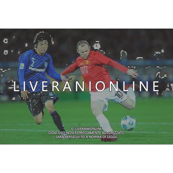 FIFA Club World Cup Japan 2008 Semifinale Yokohama - 18.12.2008 Gamba Osaka(JPN)-Manchester United(ENG) Nella Foto:WAYNE ROONEY IL PRIMO GOL /Ph.Vitez-Ag. Aldo Liverani