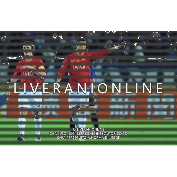 FIFA Club World Cup Japan 2008 Semifinale Yokohama - 18.12.2008 Gamba Osaka(JPN)-Manchester United(ENG) Nella Foto: CRISTIANO RONALDO DOPO IL GOL /Ph.Vitez-Ag. Aldo Liverani
