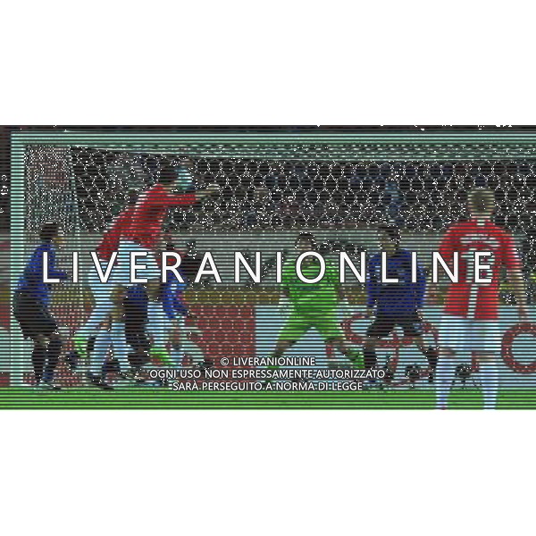 FIFA Club World Cup Japan 2008 Semifinale Yokohama - 18.12.2008 Gamba Osaka(JPN)-Manchester United(ENG) Nella Foto: CRISTIANO RONALDO IL GOL /Ph.Vitez-Ag. Aldo Liverani