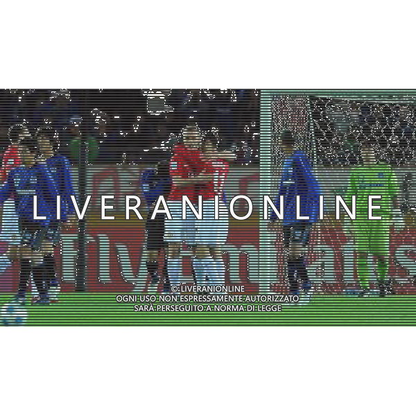 FIFA Club World Cup Japan 2008 Semifinale Yokohama - 18.12.2008 Gamba Osaka(JPN)-Manchester United(ENG) Nella Foto:L\'ESULTANZA DI NEMANJA VIDIC DOP IL GOL /Ph.Vitez-Ag. Aldo Liverani