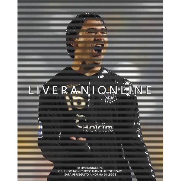 FIFA Club World Cup Japan 2008 Semifinale Tokyo - 17.12.2008 Pachuca(MEX)-Liga de Quito(ECU) Nella Foto:BIELER CLAUDIO ESULTANZA DOPO IL GOL /Ph.Vitez-Ag. Aldo Liverani