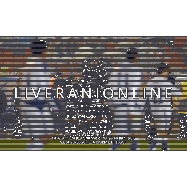 FIFA Club World Cup Japan 2008 Semifinale Tokyo - 17.12.2008 Pachuca(MEX)-Liga de Quito(ECU) Nella Foto:BOLANOS LUIS ESULTANZA DOPO IL GOL /Ph.Vitez-Ag. Aldo Liverani