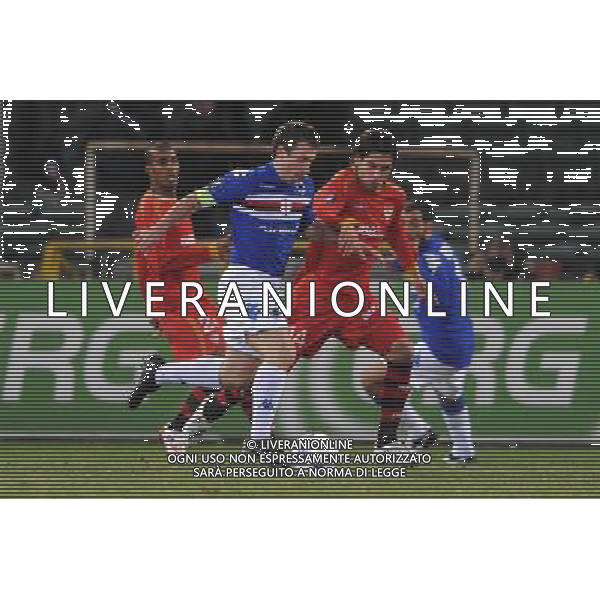 18-12-2008 Genova Sport-Calcio Sampdoria Siviglia Coppa Uefa 2008/2009 Nella foto: cassano e escud AG ALDO LIVERANI 