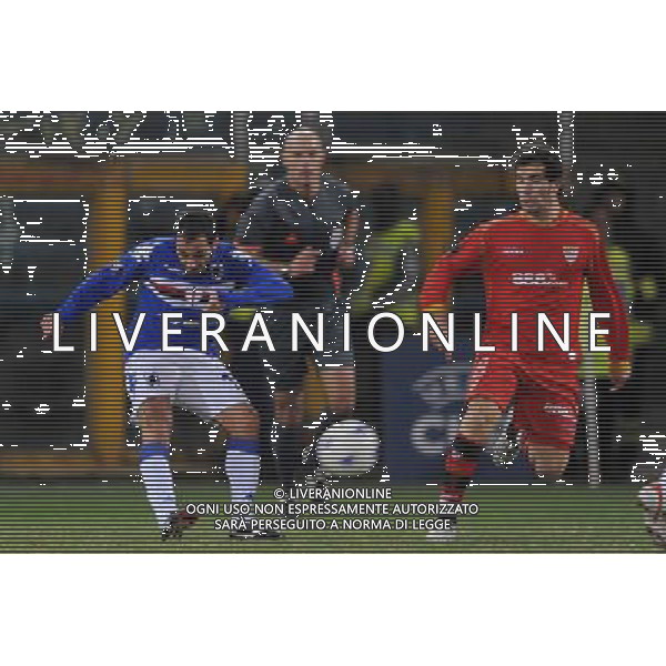 18-12-2008 Genova Sport-Calcio Sampdoria Siviglia Coppa Uefa 2008/2009 Nella foto: bellucci e maresca AG ALDO LIVERANI 