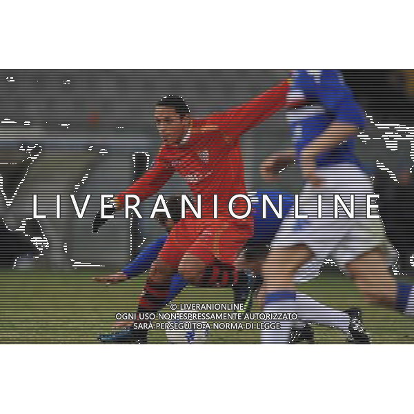 18-12-2008 Genova Sport-Calcio Sampdoria Siviglia Coppa Uefa 2008/2009 Nella foto: adriano AG ALDO LIVERANI 