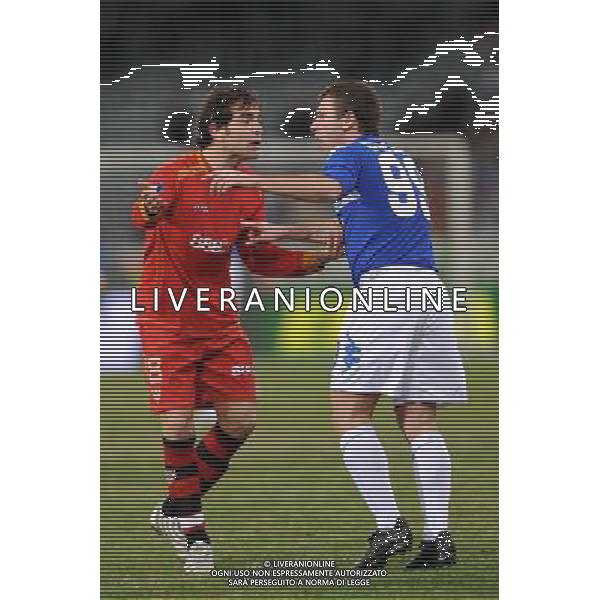  18-12-2008 Genova Sport-Calcio Sampdoria Siviglia Coppa Uefa 2008/2009 Nella foto: enzo Maresca e Cassano antonio ph.viganti/ph.ALDO LIVERANI sas