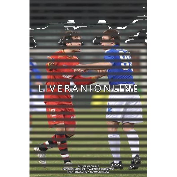  18-12-2008 Genova Sport-Calcio Sampdoria Siviglia Coppa Uefa 2008/2009 Nella foto: enzo Maresca e Cassano antonio ph.viganti/ph.ALDO LIVERANI sas