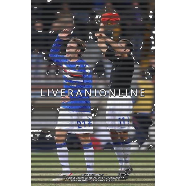  18-12-2008 Genova Sport-Calcio Sampdoria Siviglia Coppa Uefa 2008/2009 Nella foto:paolo Sammarco e Bellucci claudio ph.viganti/ph.ALDO LIVERANI sas