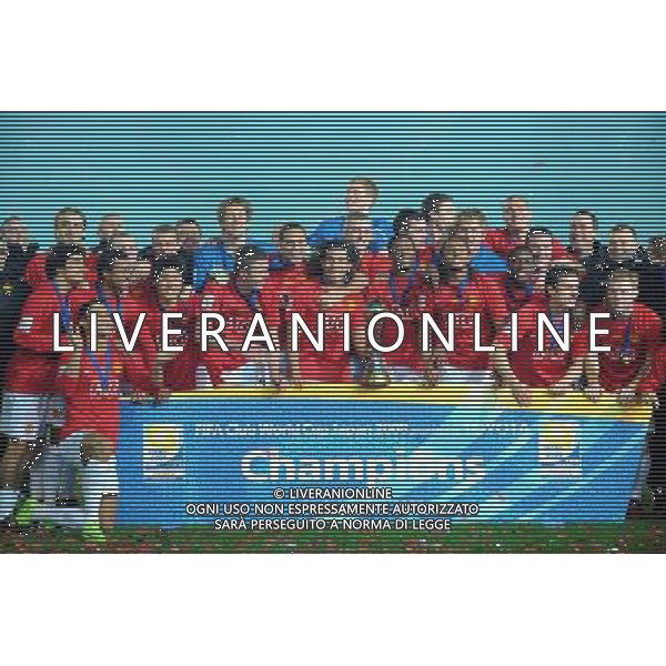 FIFA Club World Cup Japan 2008 Finale 1mo-2ndo Posto Yokohama - 21.12.2008 Manchester United (ENG) - Liga de Quito (ECU) Nella Foto:FESTEGGIAMENTI MANCHESTER Ph.Vitez-Ag. Aldo Liverani