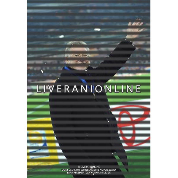 FIFA Club World Cup Japan 2008 Finale 1mo-2ndo Posto Yokohama - 21.12.2008 Manchester United (ENG) - Liga de Quito (ECU) Nella Foto: FERGUSON ESULTANZA A FINE GARA Ph.Vitez-Ag. Aldo Liverani