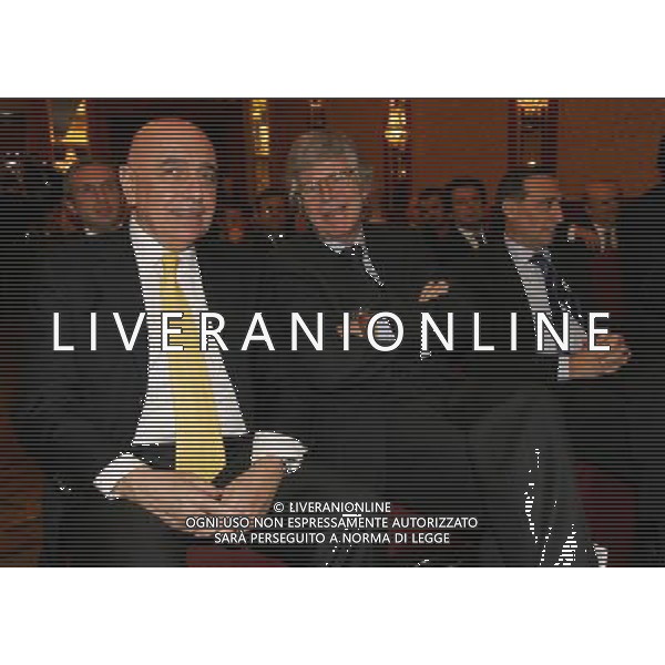 Milano 22-12-2008 premiazione Lega Calcio stagione sportiva 2007/08 nella foto adriano galliani e ernesto paolillo ph marco luzzani/ag aldo liverani s.a.s.