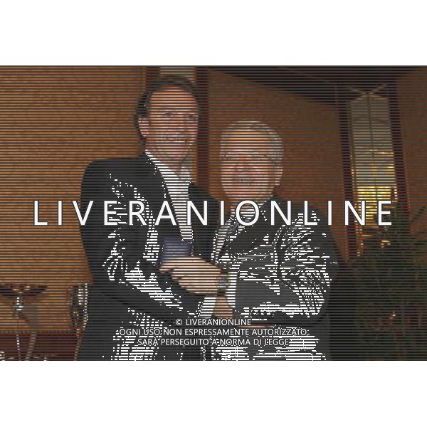 Milano 22-12-2008 premiazione Lega Calcio stagione sportiva 2007/08 nella foto massimo cellino e antonio matarrese ph marco luzzani/ag aldo liverani s.a.s.